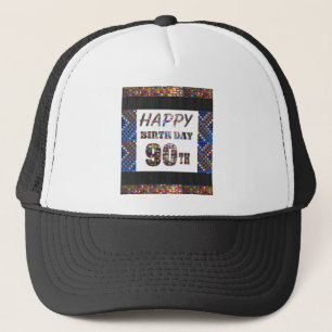 Gorra De Camionero feliz cumpleaños happybirthday 90 noventa 90.o