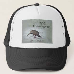 Gorra De Camionero Feliz Día de Acción de Gracias, salvaje Turquía