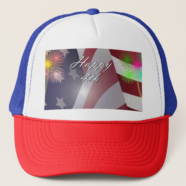 Gorra De Camionero ¡Feliz Día de la Independencia! (Anverso)