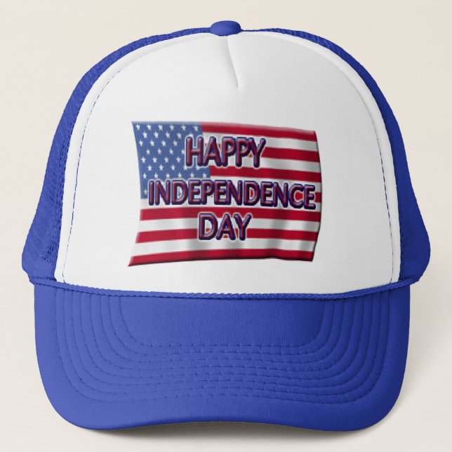 Gorra De Camionero Feliz Día de la Independencia (Anverso)