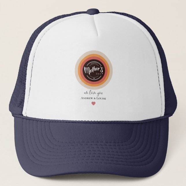 Gorra De Camionero Feliz día de la madre (Anverso)