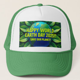 Gorra De Camionero feliz Día de la Tierra 2025
