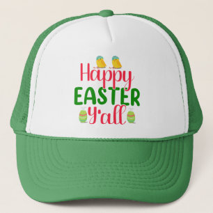 Gorra De Camionero Feliz Día de Pascua Y'all-29791