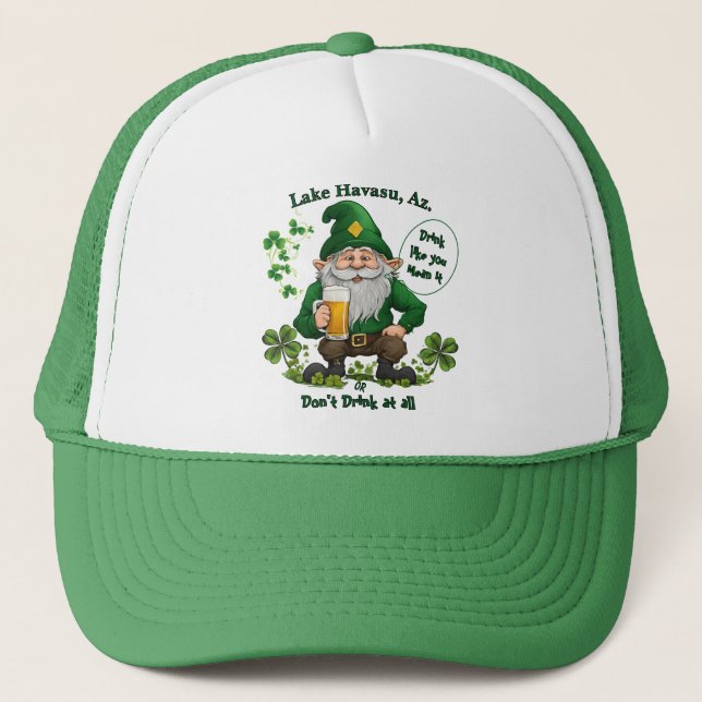 Gorra De Camionero Feliz Día de San Patricio (Anverso)