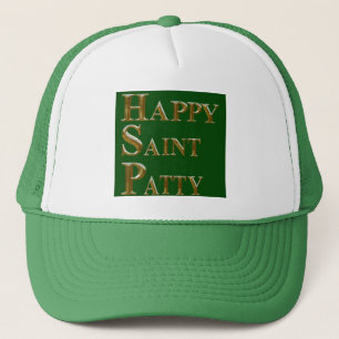 GORRA DE CAMIONERO FELIZ DÍA DE SAN PATRICIO