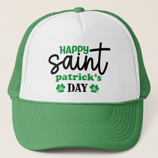 Gorra De Camionero Feliz Día de San Patricio-59889 (Anverso)
