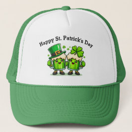 Gorra De Camionero Feliz Día de San Patricio Cerveza Verde