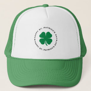 Gorra De Camionero Feliz Día de San Patricio Shamrock Lucky Charm