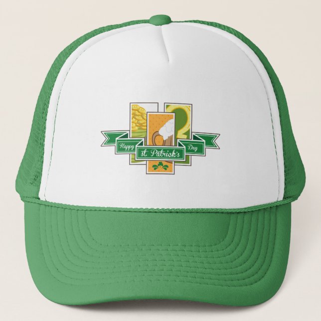 Gorra De Camionero ¡Feliz día de san patrick! (Anverso)