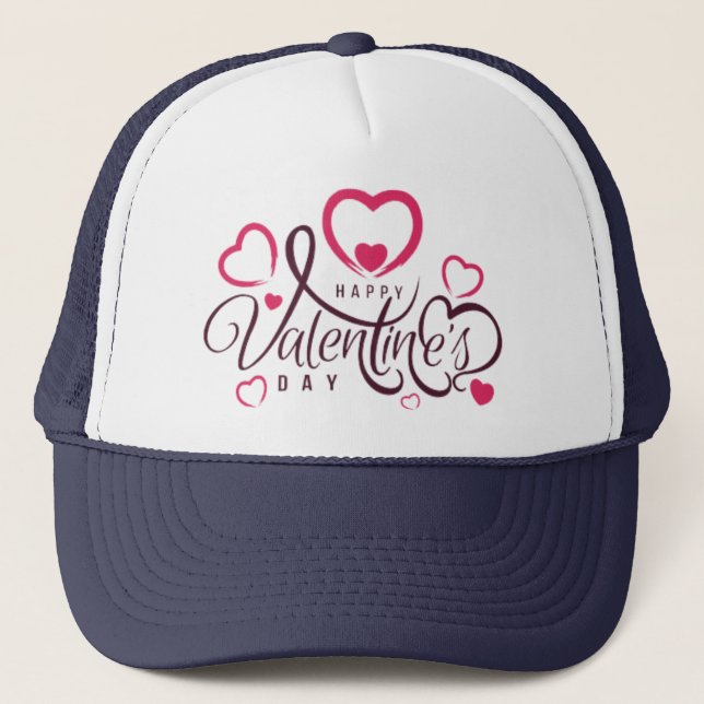 Gorra De Camionero ¡Feliz Día de San Valentín! (Anverso)