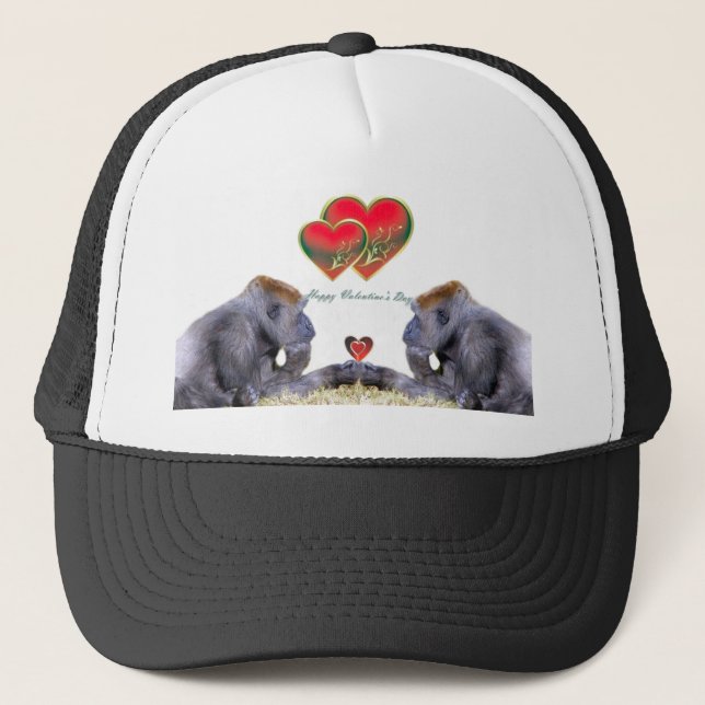 Gorra De Camionero Feliz Día de San Valentín_ (Anverso)