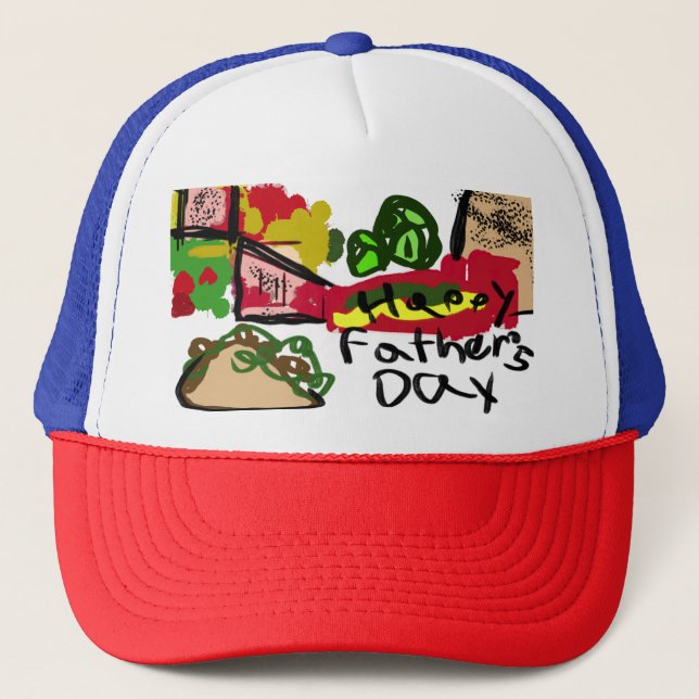 Gorra De Camionero Feliz Día del Padre (Anverso)