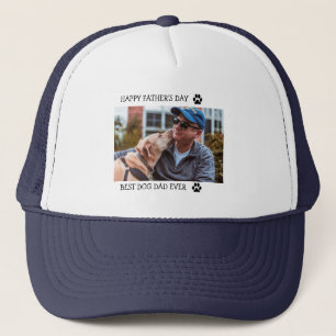 Gorra De Camionero Feliz Día del Padre, mejor foto del Personalizado 