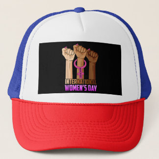 Gorra De Camionero Feliz Día Internacional de la Mujer inspiró inclus
