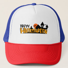 Gorra De Camionero Feliz fiesta de Halloween