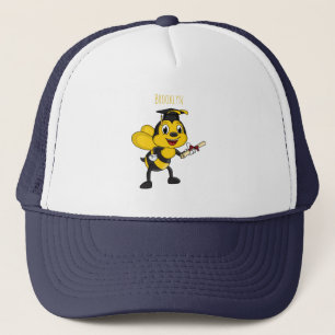 Gorra De Camionero Feliz graduación de abejas personalizados