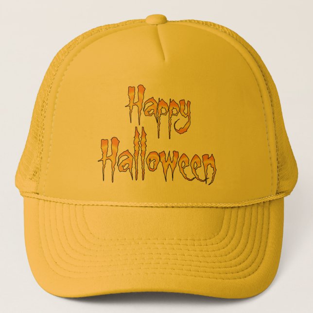 Gorra De Camionero Feliz Halloween (Anverso)