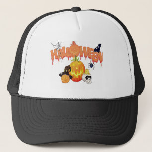 Gorra De Camionero Feliz Halloween