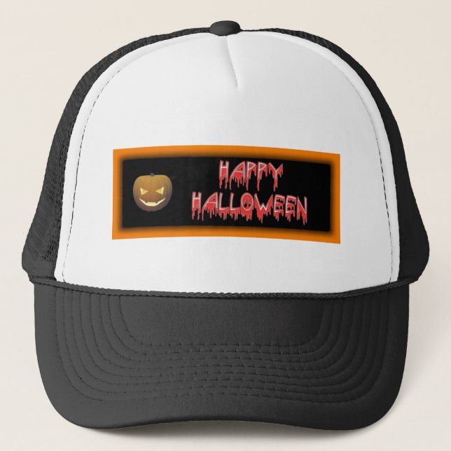 Gorra De Camionero Feliz Halloween (Anverso)
