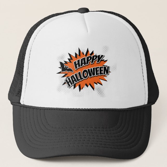 Gorra De Camionero Feliz Halloween (Anverso)