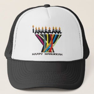 Gorra De Camionero Feliz Hanukkah