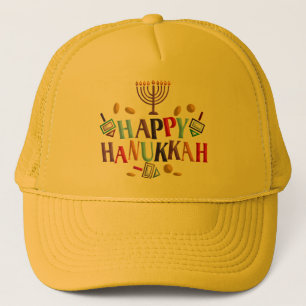 Gorra De Camionero Feliz Hanukkah