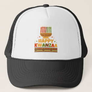 Gorra De Camionero Feliz Kwanzaa