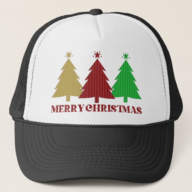 Gorra De Camionero Feliz Navidad (Anverso)