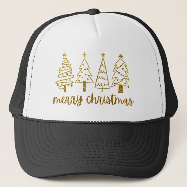 Gorra De Camionero Feliz Navidad (Anverso)
