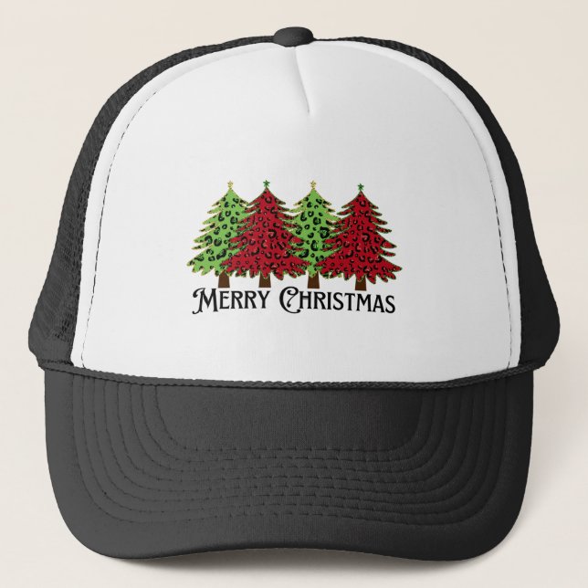 Gorra De Camionero Feliz Navidad (Anverso)