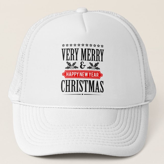 Gorra De Camionero feliz navidad (Anverso)