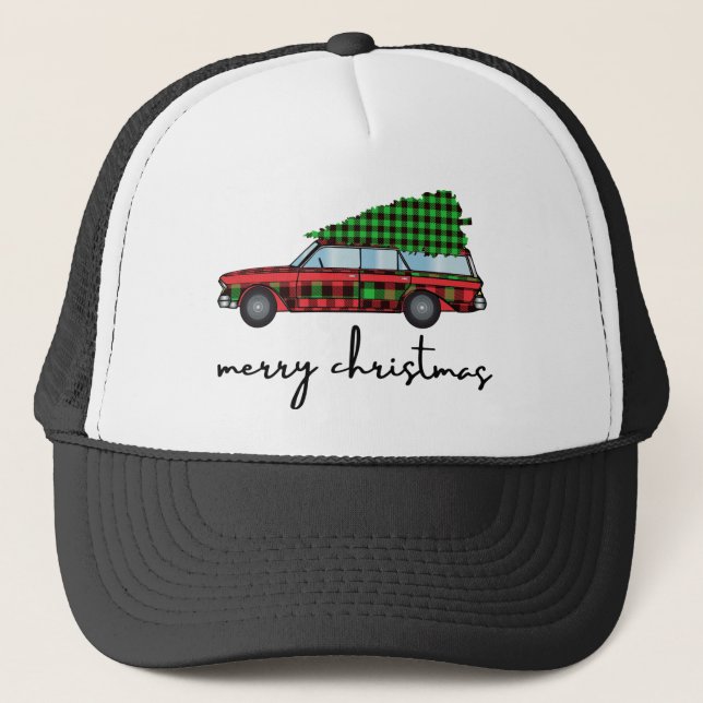 Gorra De Camionero Feliz Navidad (Anverso)