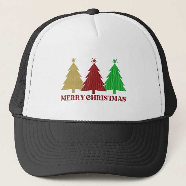 Gorra De Camionero Feliz Navidad (Anverso)