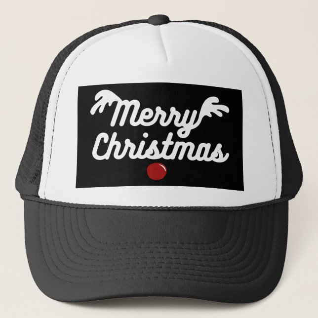 Gorra De Camionero Feliz Navidad (Anverso)