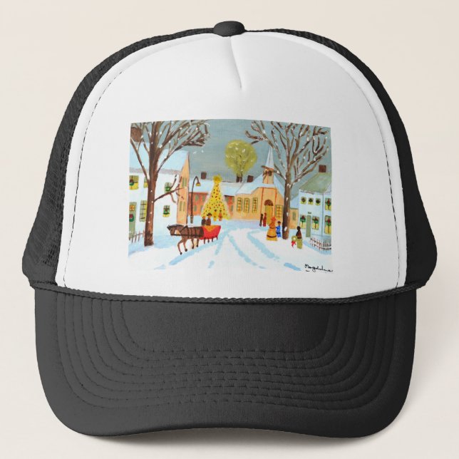 Gorra De Camionero Feliz Navidad (Anverso)