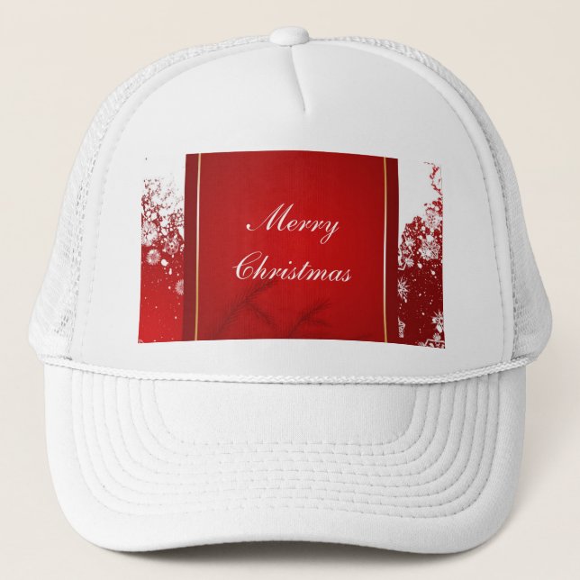 Gorra De Camionero Feliz Navidad (Anverso)
