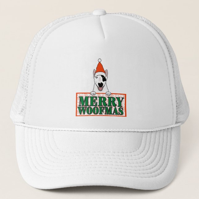 Gorra De Camionero ¡Feliz Navidad desde un perro adorable! (Anverso)
