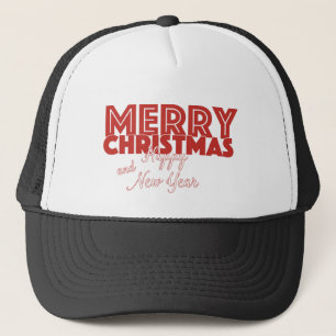 Gorra De Camionero Feliz Navidad y Feliz Año Nuevo