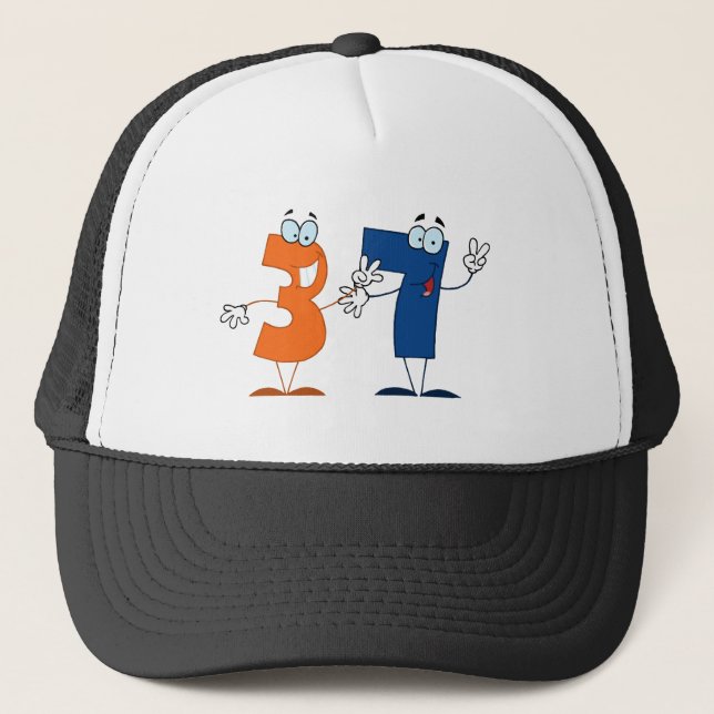 Gorra De Camionero Feliz número 37 (Anverso)