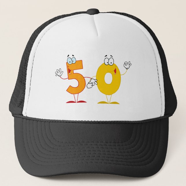 Gorra De Camionero Feliz número 50 (Anverso)