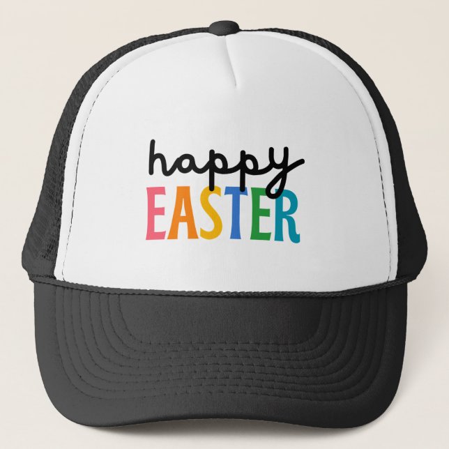 Gorra De Camionero Feliz Pascua (Anverso)