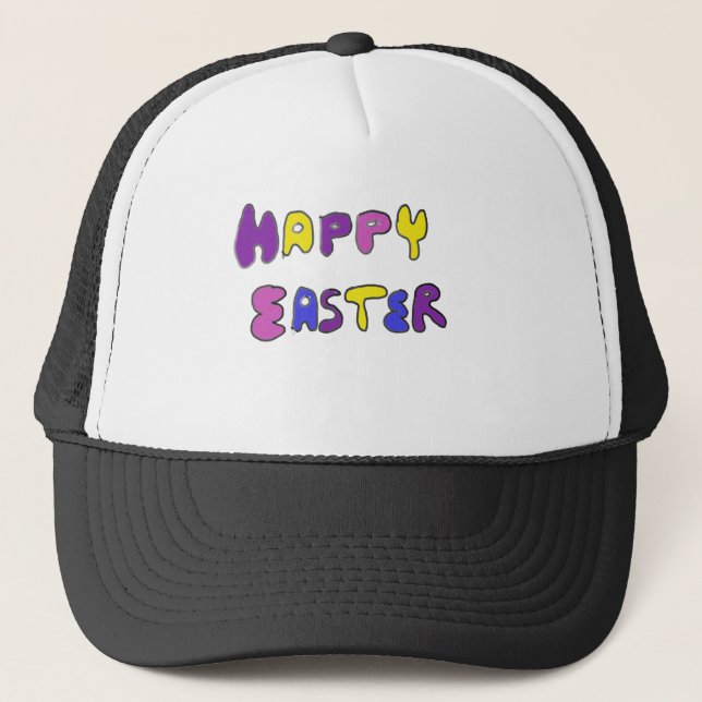 Gorra De Camionero Feliz Pascua (Anverso)