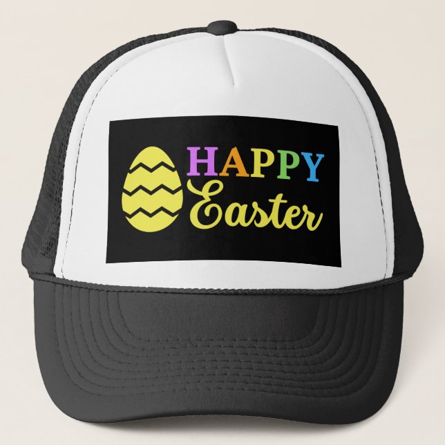 Gorra De Camionero Feliz Pascua (Anverso)