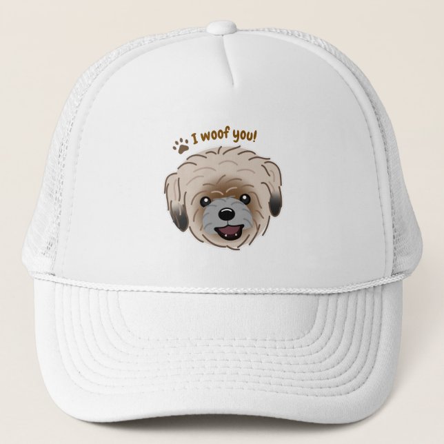 Gorra De Camionero Feliz Shih Tzu Dog Lover I Wowty Paws (Anverso)