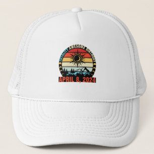 Gorra De Camionero Feliz total eclipse solar asombroso cumpleaños abr