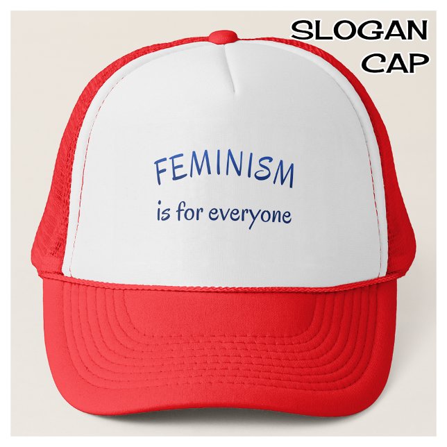 Gorra De Camionero Feminismo cita inspiradora para todos (Subido por el creador)