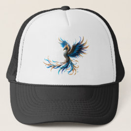 Gorra De Camionero Fénix del Amanecer Zafiro