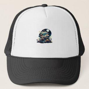 Gorra De Camionero Feria de hongos Goblincore y estética Cottagecore