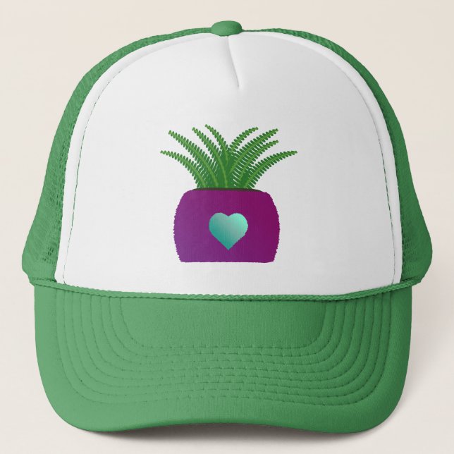 Gorra De Camionero Fern Love (Anverso)