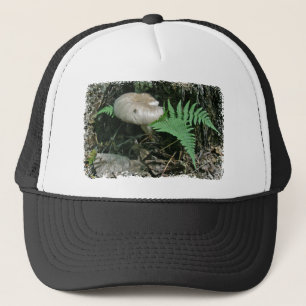 Gorra De Camionero Fern y hongos en elementos de coordenadas con troz